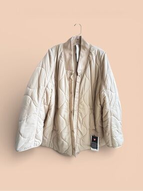 lululemon athletica Quilted Shawl-Collar Puffer Jacket - Cream